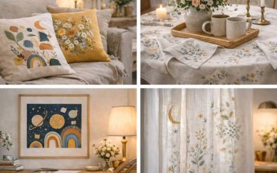 Idee creative di ricamo per arredare casa con stile e personalità