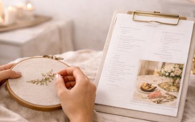 Corsi di ricamo online: il primo passo per lavorare nel mondo degli eventi